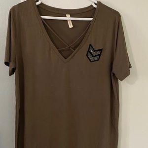 Women’s military style top, medium